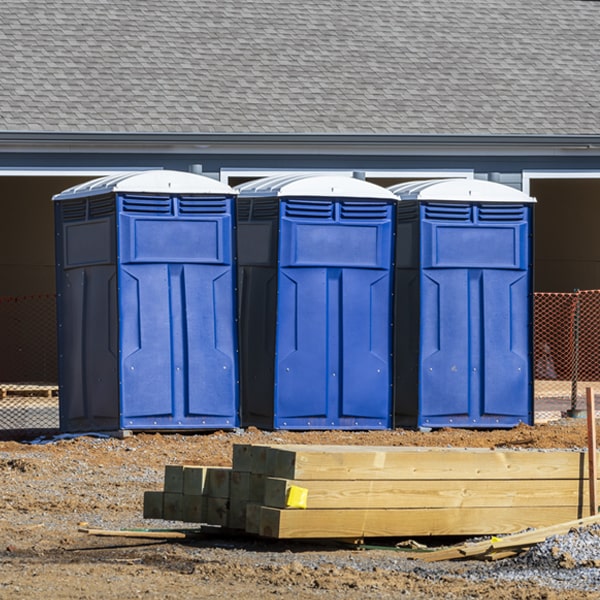 what is the maximum capacity for a single porta potty in Norwich